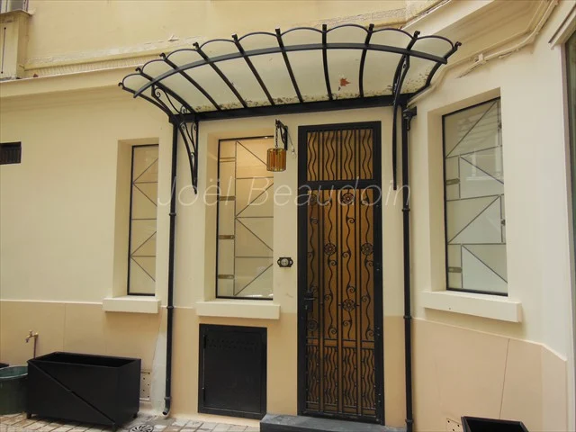 Marquise avec porte (75)