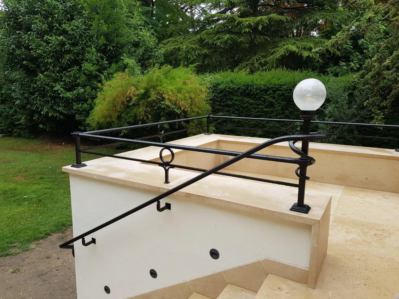 main courante avec retour sur terrasse (92)